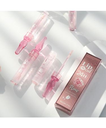  Fictory 2PCS Lip Plumping Gloss Long-Lasting Moisturizing Rose Petals Lip Plumping Filler for Women - Buy Online on GoSupps.com