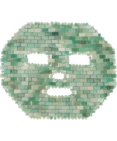 Jadestone Facial Cover & Moisturizing Mask | Green Aventurine Sheet Mask for Dark Circles & Spa Treatment - Buy Online on GoSupps.com
