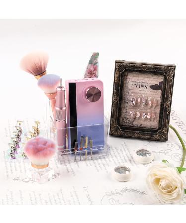 ANGNYA Nail Drill Holder Grinding Bit Storage Box 10 Holes Transparent Nail Drill Bit Holder Plastic Nail Drill Tool Organizer Manicure Tools Display Box for Nail Tech Supplies (Clear) - Buy Online on GoSupps.com