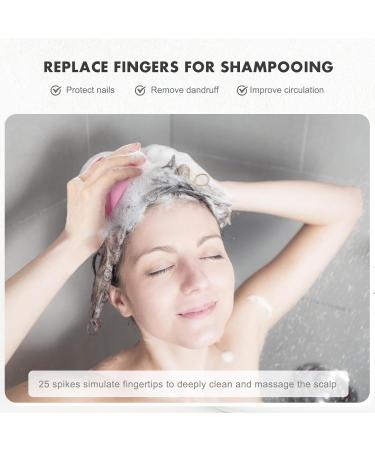 FREATECCH CHAUT Massage Brush - Wet & Dry Shampoo Brush for Scalp Peeling & Massage | Silicone Hair Root Care | Stimulates Growth & Reduces Dandruff - Pink Classic - Buy Online on GoSupps.com