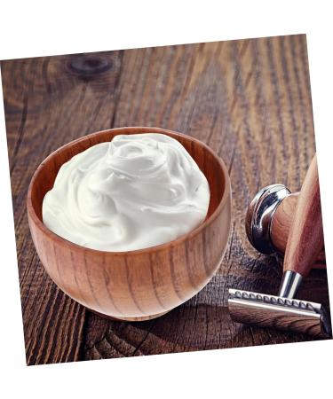 Minkissy Foldable Bowl & Razor Accessories for Men | Rustic Solid Wood Shaving Soap Shell - Ideal for Grooming & Travel - Buy Online on GoSupps.com