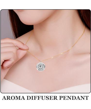 Healeved Diffuser Necklace Charms - Aromatherapy Pendant Jewelry for Women | Hollow Oil Diffuser Necklace for Relaxation & Wellness - Buy Online on GoSupps.com