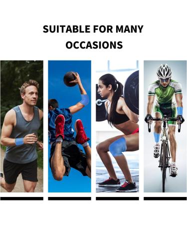 Buy Blue Pre Wrap Tape - 3 Rolls of Athletic Foam Underwrap for Hair & Sports | International Shipping Available - Buy Online on GoSupps.com