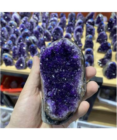 Amethyst Large Amethyst Cluster Geode Crystal Quartz Cut Base Amethyst Specimen JIZTGEDM - Buy Online on GoSupps.com