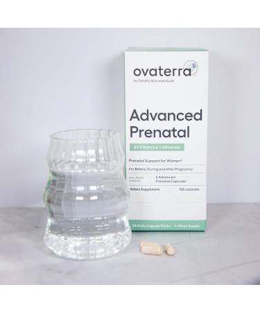 Ovaterra Advanced Prenatal & Preconception Multivitamin Bundle for Women with DHEA 25mg Choline 550 mg Folate (Methylfolate) 1 010 mcg Omega-3 DHA EPA Chelated Iron 364 Capsules - 28 Day Supply - Buy Online on GoSupps.com