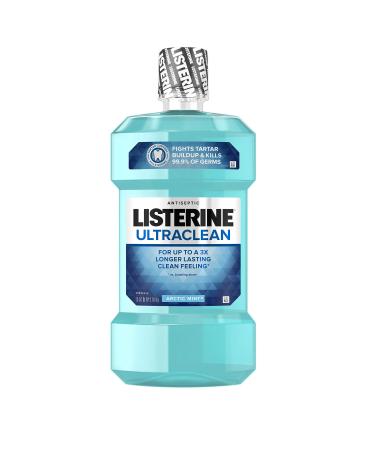 Listerine UltraClean Mouthwash  Arctic Mint 1.5 Liters