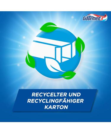  Odol-med 3 Odol-med3 Senses Revitalising Toothpaste with Eucalyptus Lime & Mint Protects Against Cavities and Refreshes 75ml - Buy Online on GoSupps.com