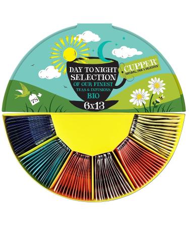 Cupper Bio Tee Gift Day to Night Tea Set Gift Premium Selection Box Collection of Selected Biotees (1 Box 78 Tea bag) - Buy Online on GoSupps.com