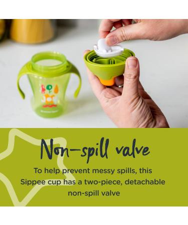 Tommee Tippee Sippee Trainer Cup 8oz (Pack of 3) - BPA Free, Spill-Proof Water Bottle for Toddlers 7m+, Blue/Green/Orange - Buy Online on GoSupps.com