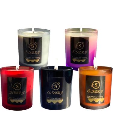 Shop 13 OZ Soy & Bee Wax Scented Candles - Magnolia Pine Sweet Orange Sandalwood Musk - Relaxation Gift for Men & Women - Buy Online on GoSupps.com
