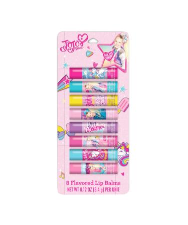 Taste Beauty JoJo Siwa Tinted Lip Balm Variety Pack, Flavored Lip Balm, 8 Tubes