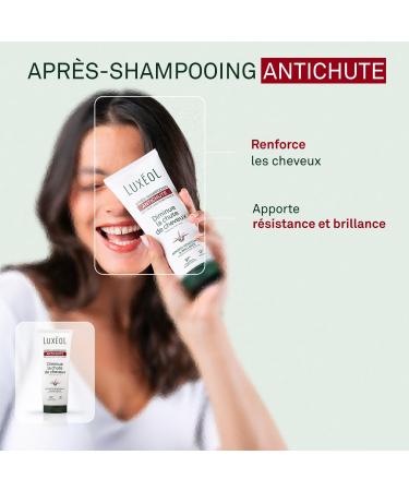 LUXEOL - Routine Antichute R actionnelle - Diminue La Chute De Cheveux Passag re - Shampooing (200 ml) + Apr s-Shampooing (200 ml) + Spray (100 ml) - Cheveux Fragilis s - Fabriqu En France - Buy Online on GoSupps.com