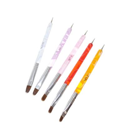 GS-Nails Brush/Dotting Set 5 pcs. Nail Art Size 2-4-6-8-10 Multi Tool