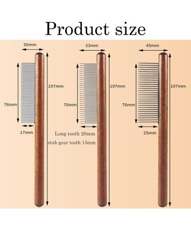 3 Pieces Flea Comb Flea Comb for Dogs Cat Comb Tear Stain Removal Cat Comb for Grooming and Dehairing Face and Paws Tooth Comb Grooming Set Remove Float Hair Tear Marks Tick Removal Tool (White) - Buy Online on GoSupps.com