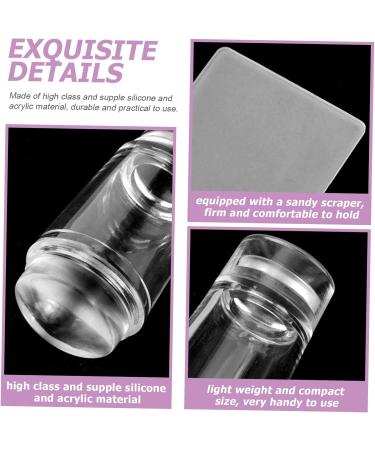 Ipetboom 4 Sets Nail Supplies Gel Nail Tools Beauty Supplies Nail Art Stamp Nail Beauty Tool Spachella Silicone Manicure Art Stamper Nail Kits Clear Stamp Acrylic Women's Flash Scraper Set - Buy Online on GoSupps.com