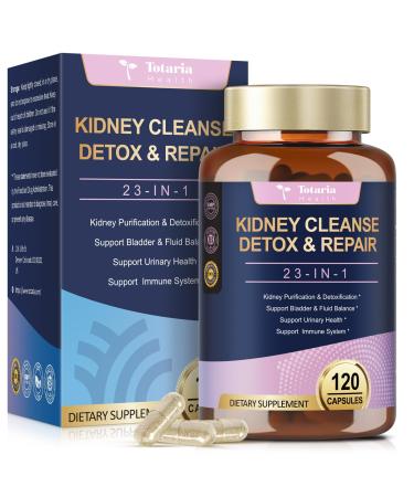Kidney Cleanse Detox & Repair Advanced Kidney Support Supplement - Cranberry & Chanca Piedra Pills for Bladder Control Urinary Pain Relief Cranberry Urinary Tract Health Kidneey Stones Dissolver
