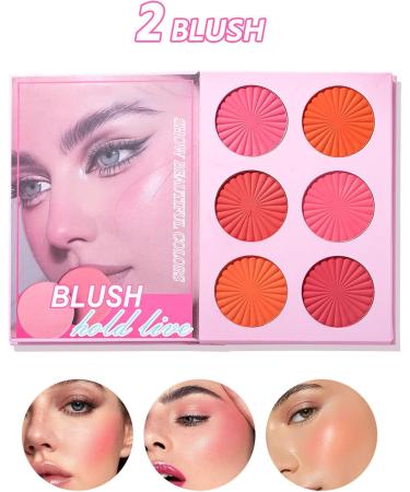 Make Up Palette 43Color Waterproof Blush Highlighter Contour Travel Eyeshadow Palette Portable Cosmetic Kit For Party Wedding Photoshoot Christmas Birthday Daily Makeup Ladies - Buy Online on GoSupps.com