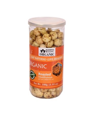 Buy Blessfull Healing Organic Peri Peri Cheese Roasted Makhana 100g - Healthy Snack for International Shipping - Buy Online on GoSupps.com