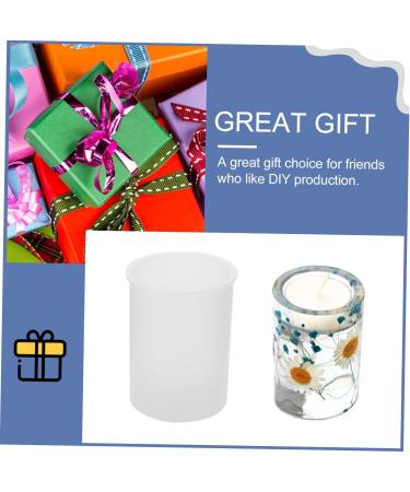 STOBOK 2pcs Candlestick Mold Concrete Pillar Mould Decorative Trays Candle Making Resin Molds Wax Candle Molds Candle Making Molds Jewelry Silica Gel White Candle Holders 3D Whitex2pcs 8X6cmx2pcs - Buy Online on GoSupps.com