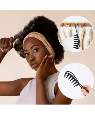 Wide Tooth Comb 2 Pack Large Hair Detangling Combs Shark Teeth Comb Shower Comb Large Tooth Comb Plastic Curly Hair Combs for Women Hairstyle Tool for Curly Wet Thick Wavy Hair Wigs Barber Salon Combination B - Buy Online on GoSupps.com