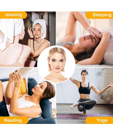 Reusable Neck Massage Device - Casting Oil Pack for Relaxation & Pain Relief | Khaki Neckwickel for Insomnia & Muscle Comfort - Buy Online on GoSupps.com