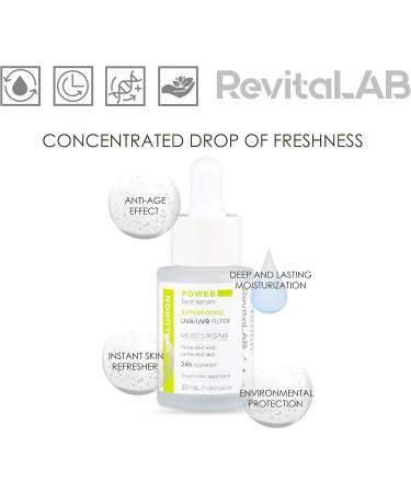 RevitaLAB Power Face Serum with Superfoods A concentrated product specially formulated to provide effective defense against environmental aggressors - Buy Online on GoSupps.com