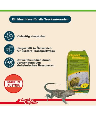 Buy Lucky Reptile DBW-7 Desert Bedding - Snow White 7 Liters for Reptiles | Premium Substrate for Optimal Habitat - Buy Online on GoSupps.com