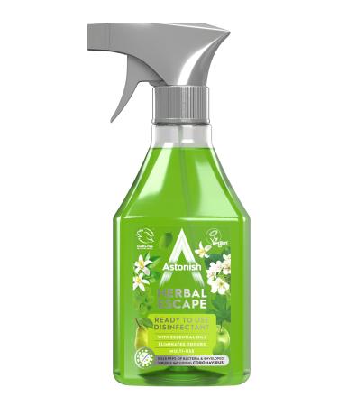 ASTONISH 550ML DISINFECTANT READY TO USE HERBAL ESCAPE 02/26 05/26 11/26 Herbal Escape 550 ml (Pack of 1)