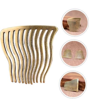 Didiseaon 1pc Hairpin Bride Hair Comb Wedding Headpiece for Bride Handmade Ornaments Hair Pin Combs Vintage Hair Comb Hair Barrettes Wedding Hair Banquet Simple Brass - Buy Online on GoSupps.com