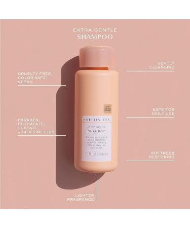 Kristin Ess Extra Gentle Shampoo + Conditioner Bundle for Sensitive Scalp - Vegan, Sulfate-Free, Color Safe 2 Piece Set - Buy Online on GoSupps.com