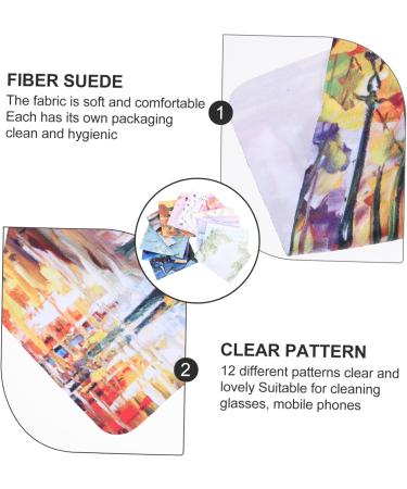 Healeved 36 Pcs Microfiber Cleaning Cloths - Glasses Camera Lens & Screen Wipes for Effortless Cleaning - Perfect for Eyeglasses & Lenses - Buy Online on GoSupps.com