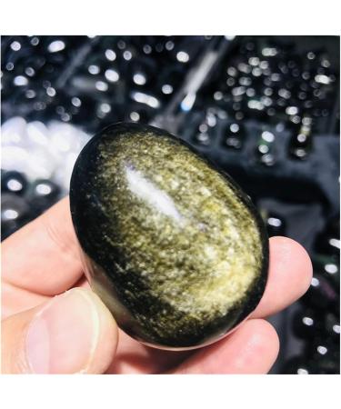 Crystal Natural Gold Obsidian Stones Eyes Play with Ornaments 4-5cm 1pc - Buy Online on GoSupps.com