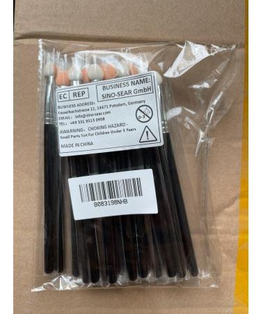 20-Piece Eyeshadow Brush Sponge Set | Soft Eye Makeup Applicators for Beginners & Women - Buy Online on GoSupps.com