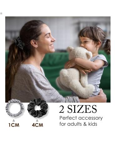 Olesilk 100% Silk Hair Ties - 7 Colors Luxury Scrunchy Hair Bands for Women & Girls | Soft Durable & Stylish Hair Jewelry - Buy Online on GoSupps.com
