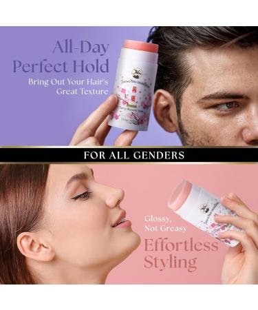 GATSBY Tancho Hair Styling Wax Stick | Japanese Cherry Blossom | 3.5oz Plant-Based Pomade | All Hair Types | Special Edition | Mandom Japan - Buy Online on GoSupps.com