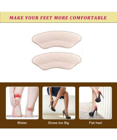 Premium Self-Adhesive Heel Pads for Women & Men - 2 Pairs, Prevent Pain, Blisters & Improve Shoe Comfort - Buy Online on GoSupps.com