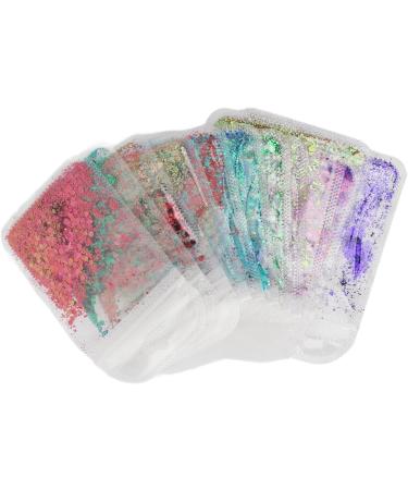 12 Colors Chunky Holographic Body Glitter Gel - Face Nail Art & Halloween Sparkles - Buy Online on GoSupps.com