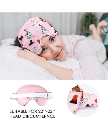 FRESHME Mulberry Silk Sleep Mask - 100% Light Blocking Eye Shade for Side Sleepers - Adjustable Elastic for Comfortable Sleep - Ideal for Women, Men, Travel, Nap, Yoga - Buy Online on GoSupps.com