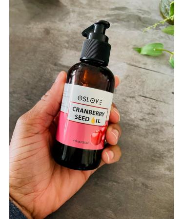OSLOVE Unrefined Cranberry Seed Oil 4 oz - Cold Pressed - Moisturizer for Skin & Hair - Anti-Aging & Softening Benefits - International Shipping Available - Buy Online on GoSupps.com