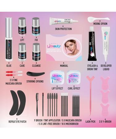 Libeauty Lash Lift and Tint Kit - Black Fast Curling & Coloring Perm with L&C Shapes - Salon & Home Use - Buy Online on GoSupps.com