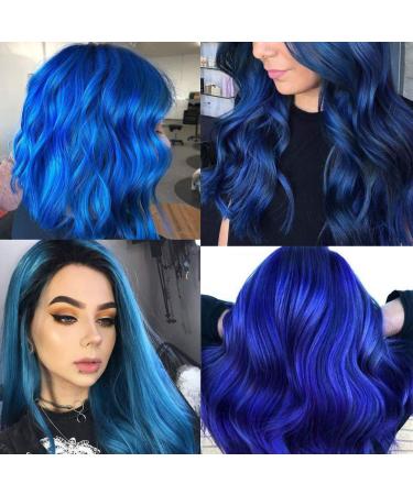 Temporary Blue Hair Wax - Wash Out Color for Men & Women | Hairstyle Cream & Pomade - Buy Online on GoSupps.com