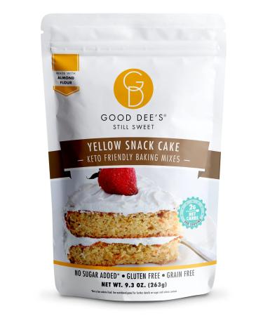 Good Dee's Low Carb Baking Mix Yellow Snack Cake 9.3 oz (263 g) - Buy Online on GoSupps.com