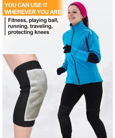 Sosation Winter Knee Warmers - Thicken Wool Knee Braces for Women | Thermal Knee Pads for Joint Pain & Arthritis Relief - Buy Online on GoSupps.com