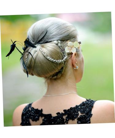 minkissy Hairpin Hairpin Hair Bun Stick Picks Decorative Hair Sticks Metal Hair Clips for Women Chinese Hair Chopsticks Vintage Hair Clips Han Clothing Hairpin Miss Wooden Glass Accessories - Buy Online on GoSupps.com