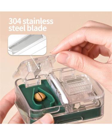 Portable Multifunctional Medicine Box | 3-in-1 Double-Sided Pill Organizer | Travel Moisture-Proof Pill Case for Purse & Pocket (White - Buy Online on GoSupps.com