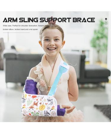 Beavorty Cartoon Animal Arm Sling - Shower Shoulder Immobilizer for Kids | Support for Broken Shoulder Elbow & Wrist Injuries - Buy Online on GoSupps.com