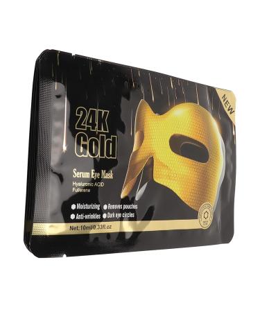 24K Gold Eye Patches - Anti-Aging Eye Care Pads for Dark Circles & Puffiness 8 Pieces - International Shipping Available - Buy Online on GoSupps.com