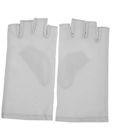 FRCOLOR Anti-uv Gloves 5 Pairs Nail Gloves Uv Protection Gloves Gel for Nails Salon Gloves Sun Gloves Half Finger Gloves Glove for Nail Uv Lamp Gloves Nail Dryer Gloves Miss Spandex - Buy Online on GoSupps.com