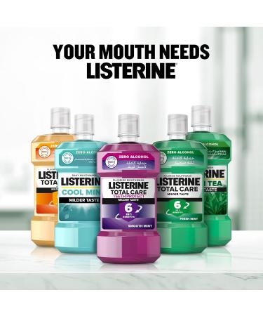 LISTERINE Mouthwash 500 ml - Powerful Freshness & Antiseptic Action | 1 Pack for International Shipping - Buy Online on GoSupps.com