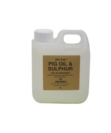Gold Label - Pig Oil and Sulphur: 1L GLD1380 Sulphur 1 l (Pack of 1)